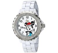Disney Women's W001635 Minnie Mouse Analog Display Analog Quartz White Watch