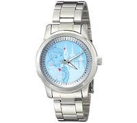 Disney Women's W001823 Cinderella Analog Display Analog Quartz Silver Watch