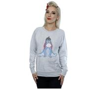 Disney Women's Winnie The Pooh Classic Eeyore Sweatshirt in Grey | Size: Medium Disney Grey M