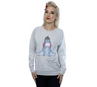 Disney Women's Winnie The Pooh Classic Eeyore Sweatshirt Medium Heather Grey