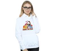 Disney Women's Winnie The Pooh Group Hoodie White X-Large