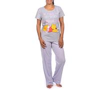 Disney Womens Winnie The Pooh Pyjamas Grey Size Medium