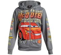 Disney Womens Zip Up Hoodies - Cars Lightning Mcqueen Lilo and Stitch Marie Soft Fleece Graphic Sweatshirts for Women, Cool Grey Mcqueen, S