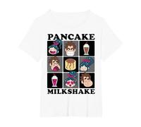 Disney Wreck It Ralph 2 Pancake Grid Graphic T-Shirt T-Shirt, Women's Plus, White, 3X