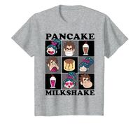Disney Wreck It Ralph 2 Pancake Grid Graphic T-Shirt T-Shirt, Youth, Heather Grey, 3T