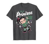 Disney Wreck-It Ralph 2 Vanellope I'm A Princess Too T-Shirt, Men, Dark Heather Grey, Large