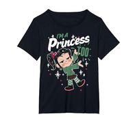 Disney Wreck-It Ralph 2 Vanellope I'm A Princess Too T-Shirt, Women's Plus, Black, 6X