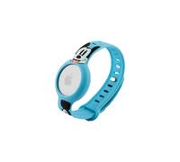 Disney WristBand for Apple AirTag Universal Fit and Adjustable Soft Durable Silicone AirTag Watch Band, Protect Tracker Secure Grip LightWeight… (Mickey Faces Blue)