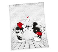 Disney XXL Microfibre Blanket Mickey Minnie Mouse Throw 150 x 200 cm Plush Microfibre