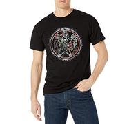 Disney Young Men's Locked Up Short Sleeve T-Shirt, Black, Medium