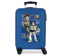 Disney You'Ve Got A Friend In Me Cabin Suitcase Blue 38 x 55 x 20 cm Rigid ABS Side Combination Closure 34L 2.7 kg 4 Double Wheels Hand Luggage