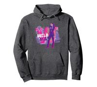 Disney Zombies 3 Willa Wild Style Centered Pullover Hoodie, Adult Unisex, Dark Heather Grey, X-Large