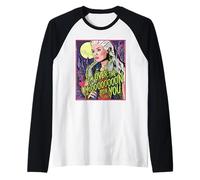 Disney ZOMBIES Addison "Over the Moon for You" Pop Art Style Raglan Baseball Tee