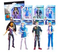 Disney Zombies Dolls Set - Bundle with 4 Disney Zombies 3 Dolls Featuring Zed, Addison, A-spen, and Willa Plus Stickers | Disney Zombies Toys