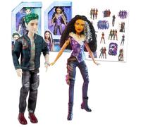 Disney Zombies Dolls Set for Girls - Bundle with 2 Zombies 3 Dolls Featuring Zed and Willa Plus Stickers for Kids | Disney Toys
