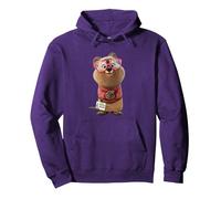 Disney Zootopia 2 Dr. Fuzzby Quokka Group Therapist Pullover Hoodie, Adult Unisex, Purple, Large