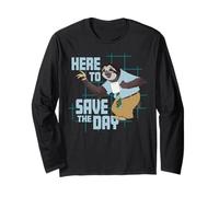 Disney Zootopia 2 Flash Sloth "Here to Save the Day" Funny Long Sleeve T-Shirt