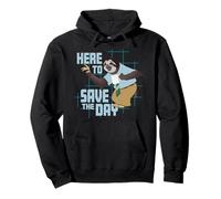 Disney Zootopia 2 Flash Sloth "Here to Save the Day" Funny Pullover Hoodie