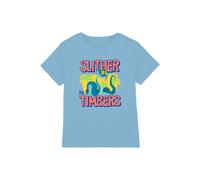 Disney Zootopia 2 Gary De'Snake Slither Kids T-Shirt, Light Blue | Size: 3-4 Years Disney Light Blue 3-4 Years