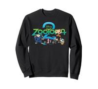 Disney Zootopia 2 Illustrated Characters and Logo Sweatshirt