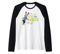 Disney Zootopia 2 Judy Hopps "Hare for the Vibes" Funny Raglan Baseball Tee