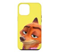 Disney Zootopia 2 Nick Wilde Fox Big Face Yellow Case for iPhone 12 Pro Max