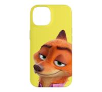Disney Zootopia 2 Nick Wilde Fox Big Face Yellow Case for iPhone 14
