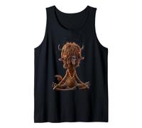Disney Zootopia 2 Yax the Yak Groovy Meditation Pose Tank Top