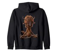 Disney Zootopia 2 Yax the Yak Groovy Meditation Pose Zip Hoodie