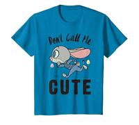 Disney Zootopia Judy Hopps Don't Call Me Cute T-Shirt, Youth, Sapphire Blue, Small