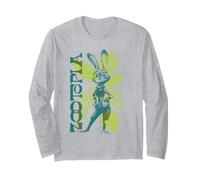 Disney Zootopia Judy Hopps Summer Vibes Distressed Portrait Long Sleeve T-Shirt