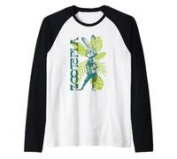 Disney Zootopia Judy Hopps Summer Vibes Distressed Portrait Raglan Baseball Tee