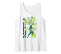 Disney Zootopia Judy Hopps Summer Vibes Distressed Portrait Tank Top