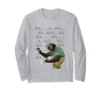 Disney Zootopia Laughing Flash Sloth Ha Ha Vintage Portrait Long Sleeve T-Shirt
