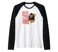 Disney Zootopia Mr. Big Kiss The Ring Funny Quote Raglan Baseball Tee