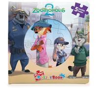 Disney Zootropolis 2 My First Puzzle Book - Jigsaw Puzzles for kids, 10-page board book, 5 puzzles to enjoy