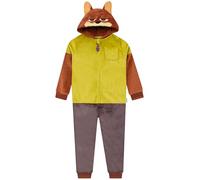 Disney Zootropolis Boys Onesie, Zootopia Nick Wilde Kids Onesie, Fleece Kids Onesies, 11-12 Years Brown