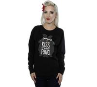 Disney Women's Zootropolis Kiss The Ring Sweatshirt in Black | Size: 2XL Disney Black 2XL