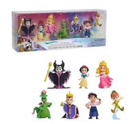 Disney100 Years of Enchantment Celebration Collection Limited Edition 7-piece Figure Pack, Kids Toys for Ages 3 Up by Just Play
