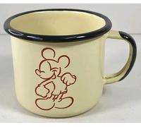 Disneyland Paris Silhouette Mickey Mouse Enamel Mug