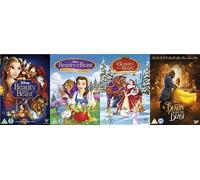 Disney's Beauty And The Beast 4 Film Complete Collection DVD - Beauty And The Beast / Beauty And The Beast : Belle's Magical World / The Enchanted Christmas / Beauty and The Beast (Live Action) DVD