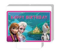 Disneys Frozen Happy Birthday Decor Candle