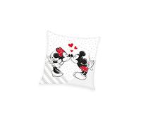 Herding Disney's Mickey & Minnie Soft Velboa Cushion, 40 x 40 cm, 100% Polyester