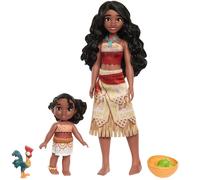 Moana 2 Moana & Simea Sister Set With 2 Fashion Dolls & 3 Accessories