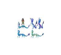 Disney's Raya and The Last Dragon Sisu Family Pack, Includes 5 Dragon Toys and Raya Doll, Toys for Kids 3 and Up (F3500)