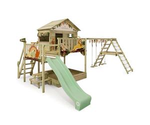 Disney's The Lion King Saga play tower by Wickey - climbing frame, climbing tower, garden play equipment for children - outdoor wooden garden playground with sandpit