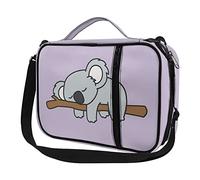 DISNIMO Cute Koala Bible Cover for Women, Bible Case Carrying Church Bag Bible Protective Multi-Functional Bag with Handle & Zippered Pocket Adjustable Shoulder Strap, Christian Gift for Girls