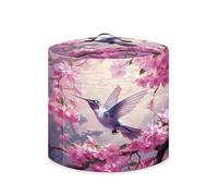 DISNIMO Hummingbird Floral Pressure Cooker Cover Compatible, Air Fryer Dust Cover Round Protective Cover Bag with Top Handle and 2 Pocket for Electric Pressure Cooker/rice Cooker