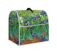 DISNIMO Irise Van Gogh Stand Mixer Dust-proof Cover with Organizer Bag for Kitchen Aid Mixer, 2 Pockets for Various Kitchen Appliance Accessories (Green, 4.5-5 Quart)