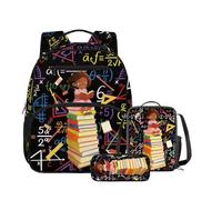 DISNIMO Toddler Backpack for 2-4 Years Old Girls 3 Piece Set with Thermal Lunch Box Pen Case Small Cute Backpacks for Prekindergarten Back to School Mochila para Niña